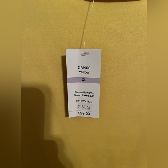 Steven Edward Soft Yellow Tank Size XL - Picture 5 of 5
